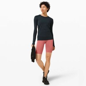 Lululemon Fast and Free Short 10” Biker Short Non-Reflective Cool Cherry Tint.